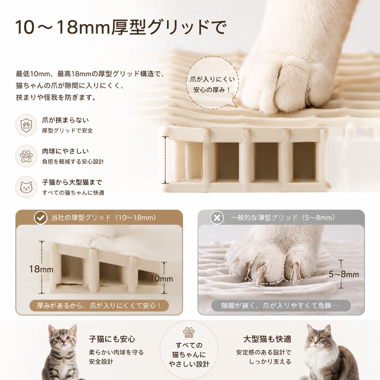 猫砂除去マット｜プールサイド・ビーチ対応 砂落としステップ台（滑り止め付き）