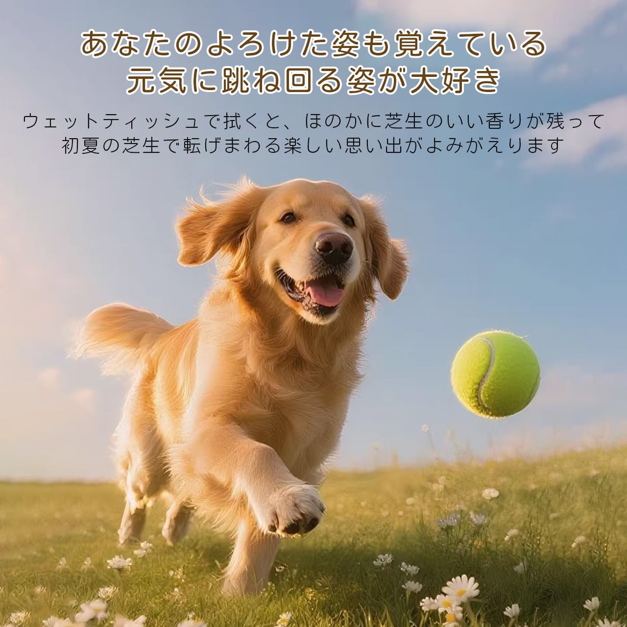 ペット用ノーウォッシュクリーニンググローブ 犬猫兼用 大容量 厚手 入浴・除菌シート
