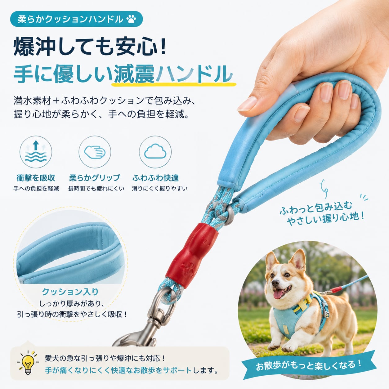 S  63  .犬用ハーネス＆リードセット 防爆走 胴輪タイプ 背面収納ポケット付き 防虫アロマ対応 反射テープ付き 小型犬・中型犬向け お散歩ハーネス